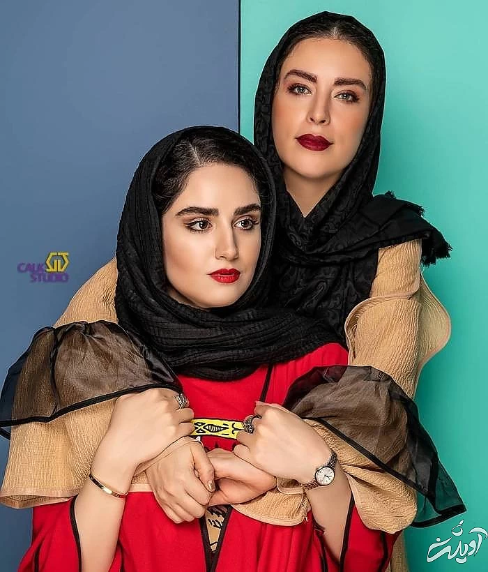 هانیه غلامی و مادرش